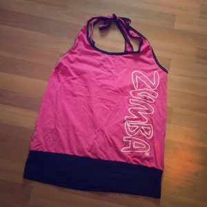 Zumba halter bubble tank